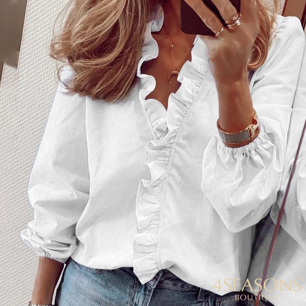 Camisa Babado Stela