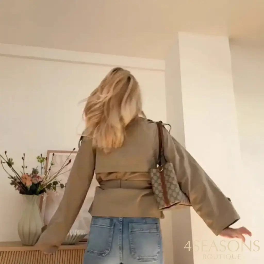 Genevieve Windbreaker Coat