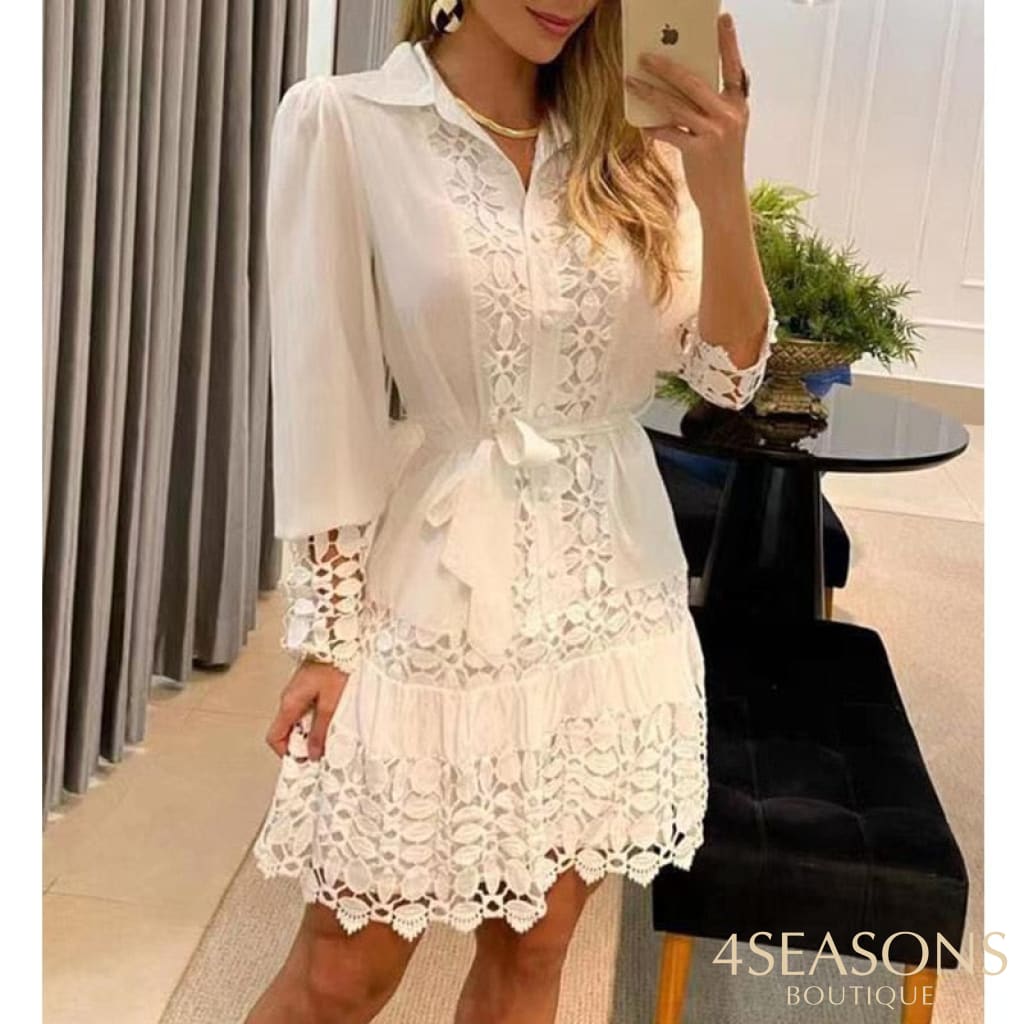 Vestido Rendado Louisiane