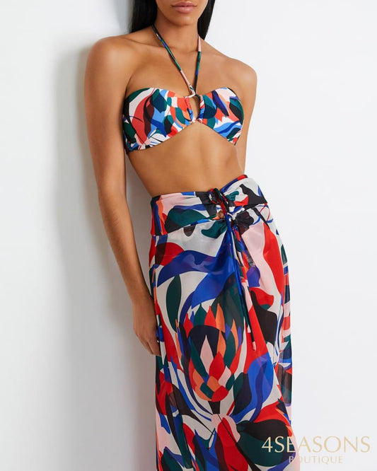 Bíquini Madalena + Saia de Praia Grátis