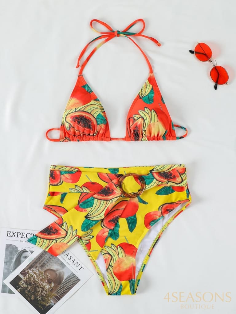 Bíquini Tropicália + Saída de Praia Grátis