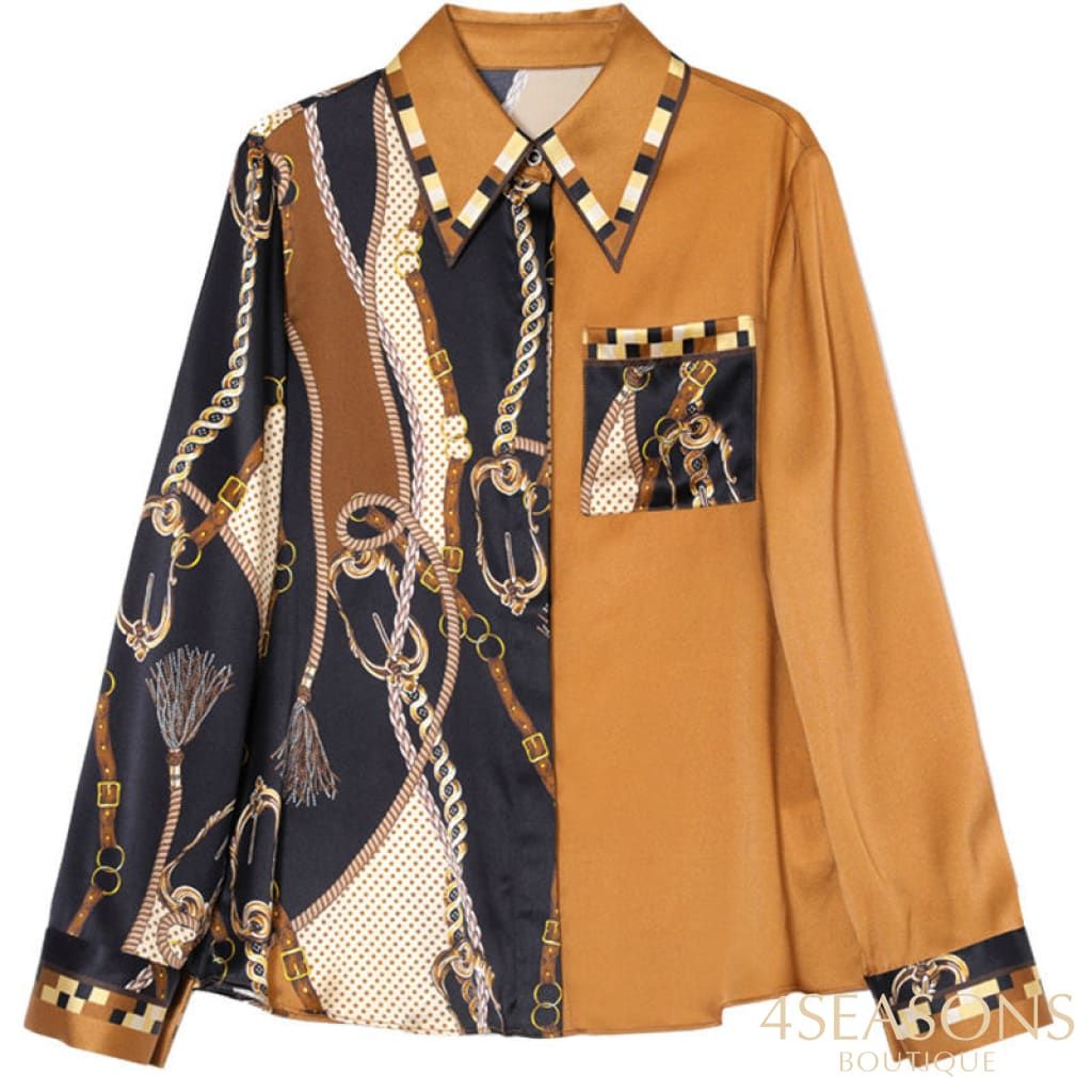 Camisa Chiffon Loure