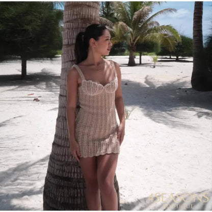 Malta knitting dress