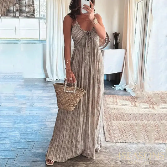 Vestido Coachella Monocromático